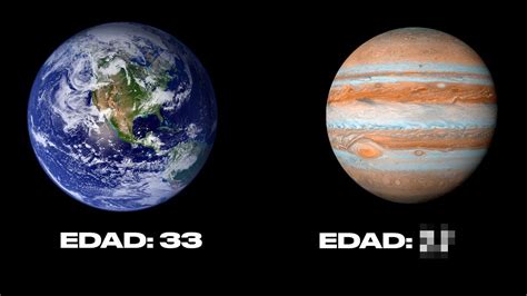 Cuál sería tu edad en diferentes planetas del sistema solar si