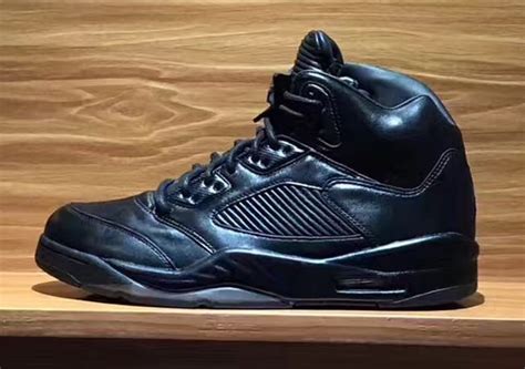 Air Jordan 5 Premium Triple Black Release Date Sneakerfiles