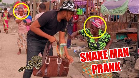 AFRICAN SNAKE MAN PRANK - YouTube