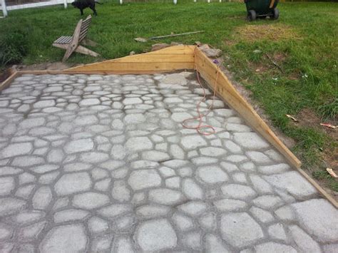 Form In Place Concrete Paver Patio