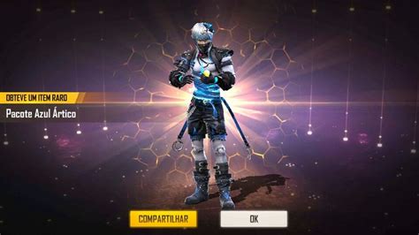 Skin azul ártico FREE FIRE Artico Free