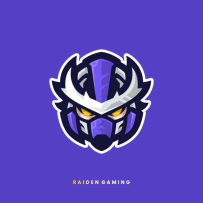 Placeit - Valorant-Inspired Logo Template for Gamers Featuring a Cyber Warrior Graphic