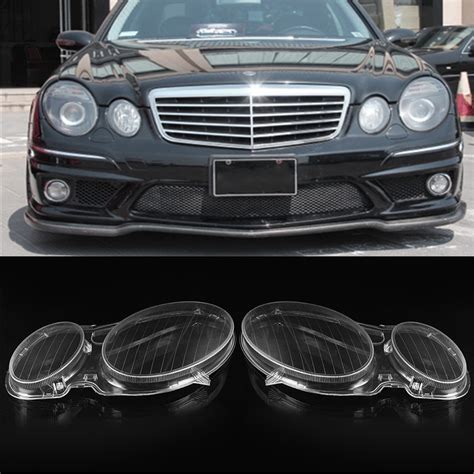 Headlight Lens Headlamp Cover For Mercedes Benz E Class W E E