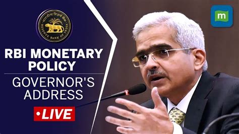 Live Rbi Governor Shaktikanta Das Monetary Policy Announcement On