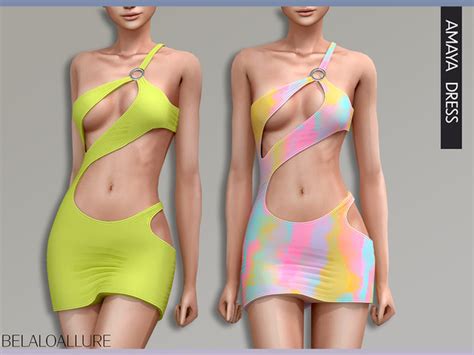 The Sims Resource Belaloallure Amaya Dress Patreon