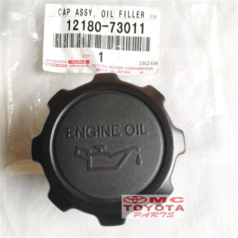 Mesin Engine Oil Cap Kijang Capsule Starlet Fortuner Hilux Hiace