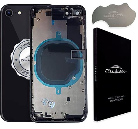 Iphone Se 2020 Back Housing Assembly Metal Midframe Wback Glass S