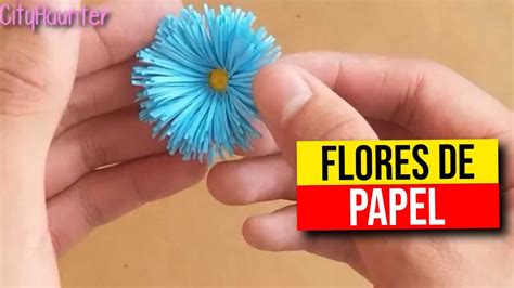 Como Hacer Flores De Papel Super Facil Decoraci N Para Regalo