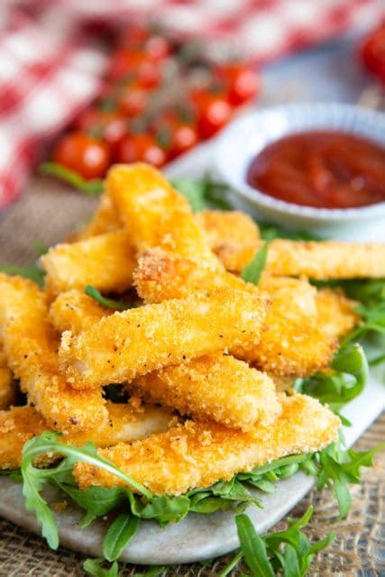 Easy Baked Halloumi Fries Helen S Fuss Free Flavours