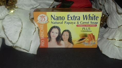 Nano Extra White Natural Papaya And Carrot Soap Bar Kamsico