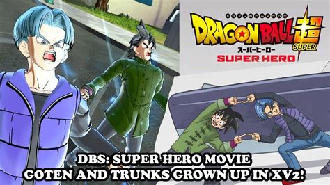 Dlc Teen Goten And Trunks Dbs Super Hero Movie In Xv2 Finally New