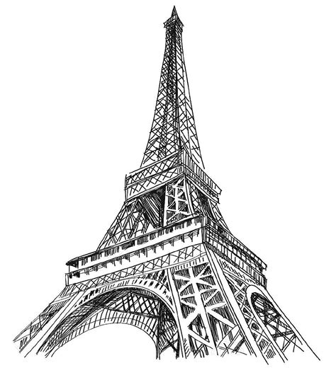 Architectural Drawings Of The Eiffel Tower - The Architect