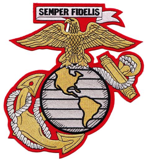 USMC 7.5" Large Embroidered Patch – Military, Law Enforcement and ...