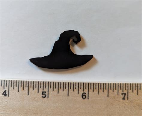 12 Witches Hat Laser Cut Acrylic Shape Crafting Blanks Black - Etsy