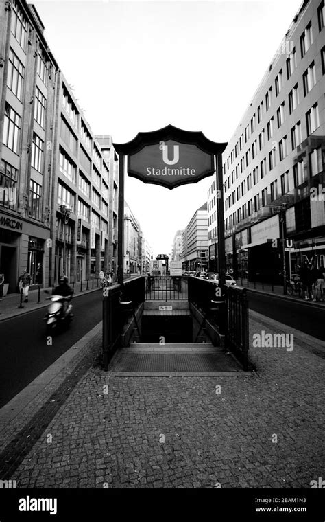 Friedrich Strasse Station Black And White Stock Photos Images Alamy