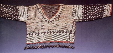 woman's upper garment with mother of pearl and brass B'laan or Bagobo ...