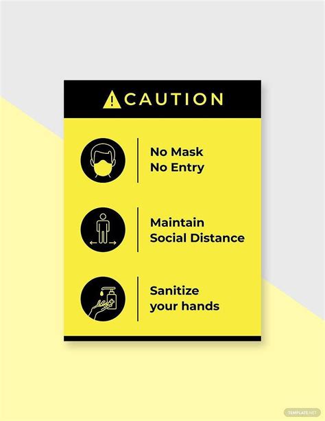 No Mask No Entry Sign Template Hd Phone Wallpaper Pxfuel