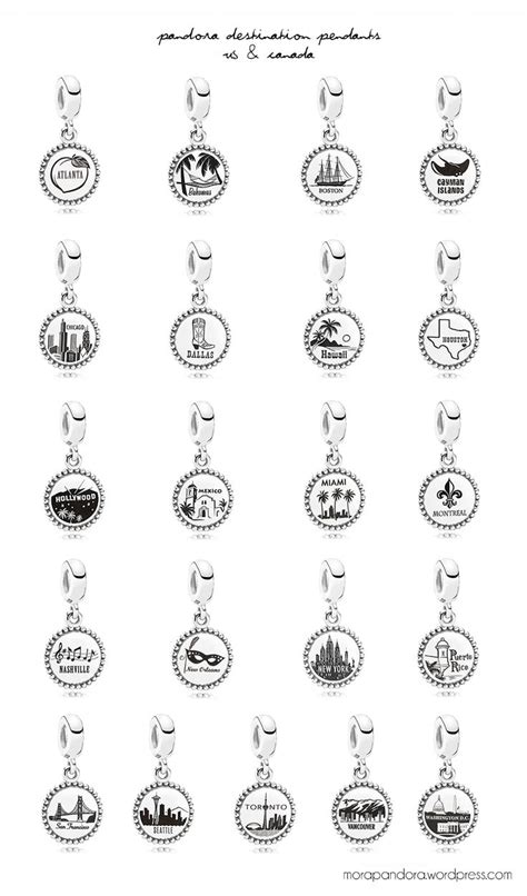 New Country Exclusive Unforgettable Moments Pendants Mora Pandora