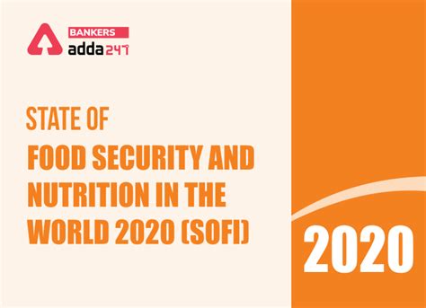 State Of Food Security And Nutrition In The World 2020 Sofi