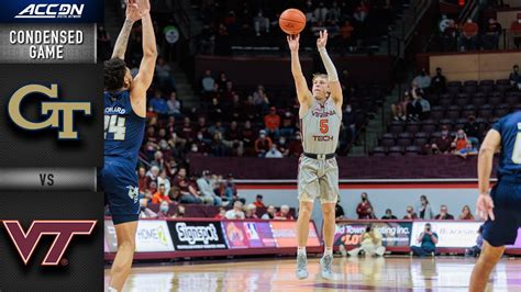 Georgia Tech Vs Virginia Tech Condensed Game Acc Mens