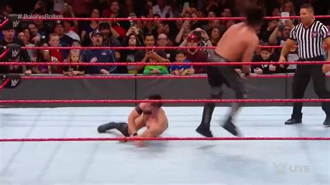 Seth Rollins Revives The Curb Stomp On Wwe Raw Youtube