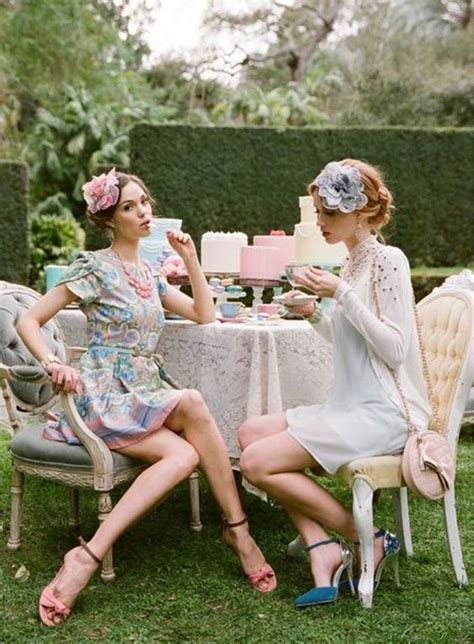 Charming Vintage Bridal Shower Ideas Weddingomania Tea Party