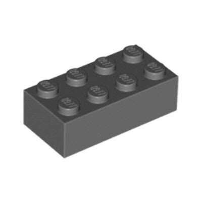 Lego X Genuine Dark Stone Grey X Brick Studded New