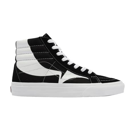 สนีกเกอร์ Vans Sk8 Hi Reissue Warp Black White Sasom