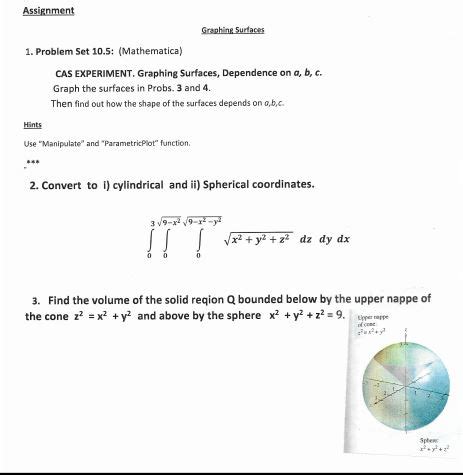 Solved Solve The Following In Mathematica Please I Just Chegg