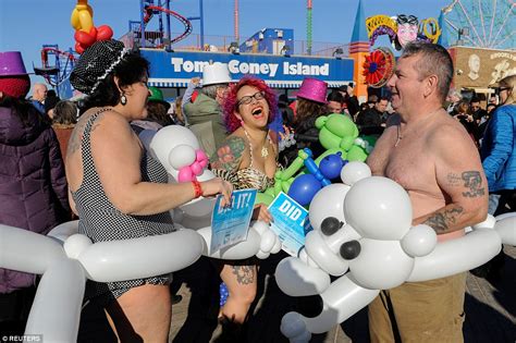 Coney Island Polar Bear Plunge Sees Thousands Jump Into Icy Waters For