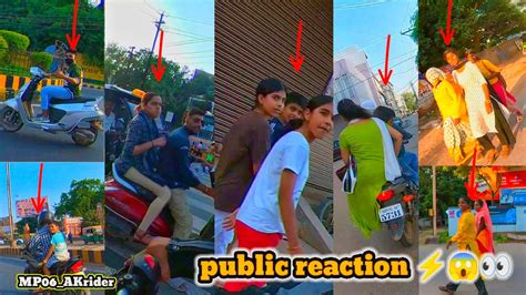 When Bunny 🐰 Helmet Enter A Public Places Amazing Public Reaction ⚡😱👀