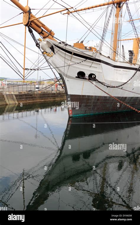 Hms Gannet Victorian Sloop Sailing Ship At The Historic Dockyard