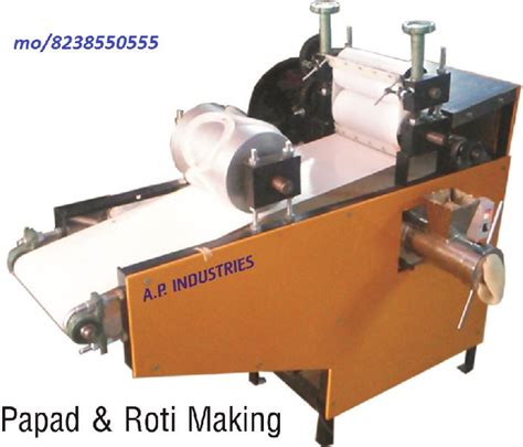 Semi Automatic Papad Making Machine A P INDUSTRIES Ahmedabad Gujarat