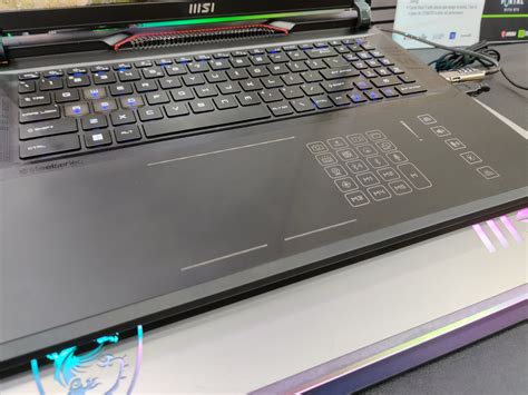 Computex Msi Raider Ge Hx Smart Touchpad Preview