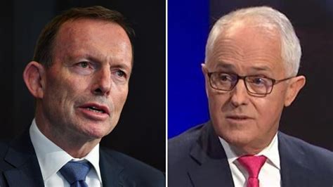 Malcolm Turnbull And Tony Abbott Square Off In Submarine Warfare