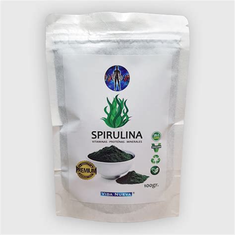 Spirulina En Polvo Gramos Productos Naturales Vida Nueva