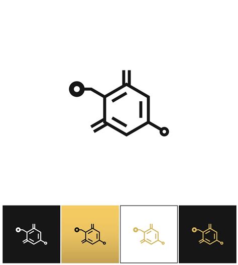 Chemical Formula Structure Vector Icon By Microvector TheHungryJPEG