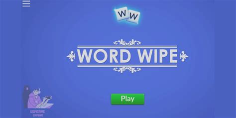 Free Play Word Wipe Online Game