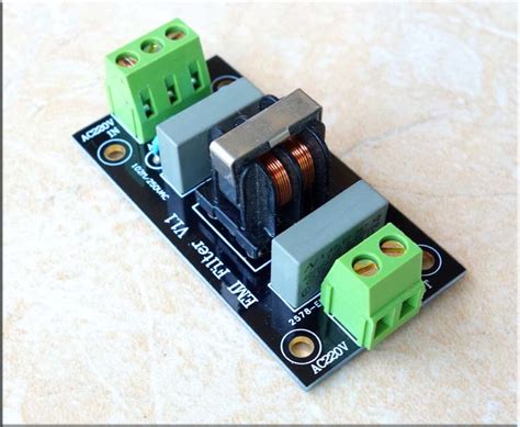 電源濾波板 4a Emi濾波器 聲音提升利器 濾波插座 雙面沉金pcb