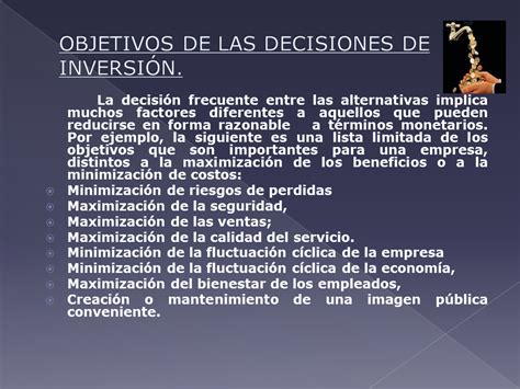 Decisiones De Inversión Powerpoint