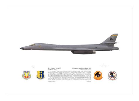 B-1B “Lancer” 77th BS, 28th BW Ellsworth AFB, SD – Squadron Graphics