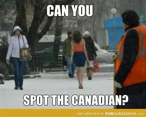 Spot The Canadian Funsubstance Canada Funny Canada Jokes Canadian