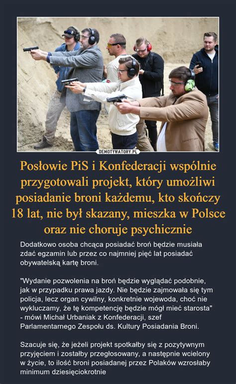 Posłowie PiS i Konfederacji wspólnie przygotowali projekt który