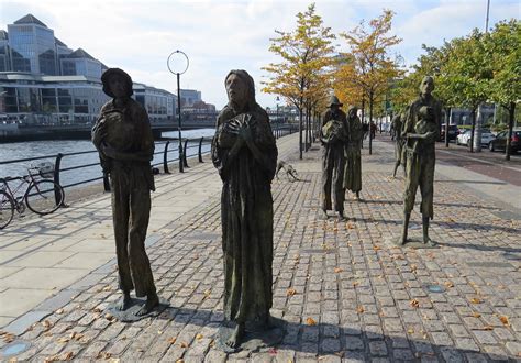 Ireland Dublin Famine Statues Josef Bern Flickr