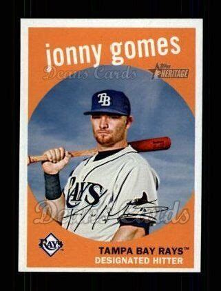 2008 Topps Heritage 533 Jonny Gomes Rays 8 NM MT EBay