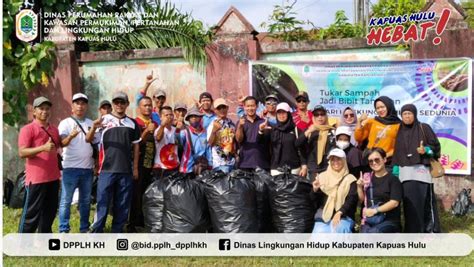 PRKPPLH Lakukan Tukar Sampah Dengan Bibit Tanaman Pada Hari Lingkungan