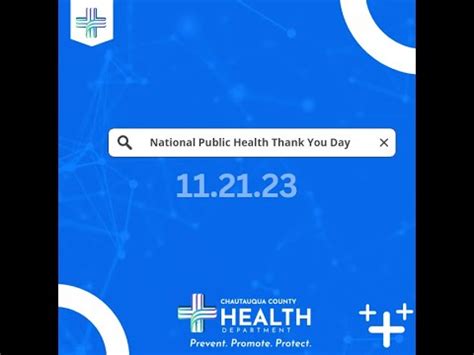 National Public Health Thank You Day Youtube