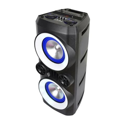 Caixa De Som Multilaser Mini Torre Neon X Bluetooth 300W SP379