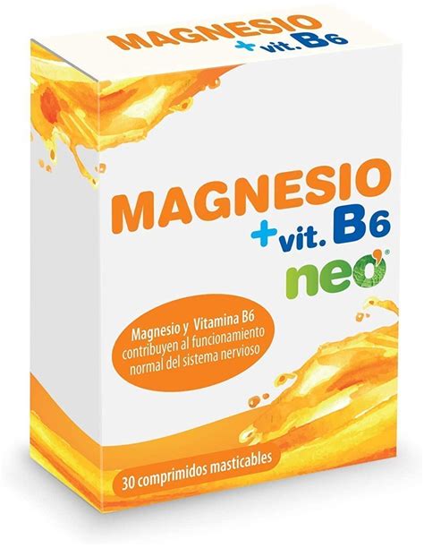 Neo Magnesio Vitamina B6 30 Comprimidos