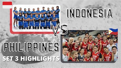 Asean Grand Prix Women S Volleyball Indonesia Vs Philippines Set